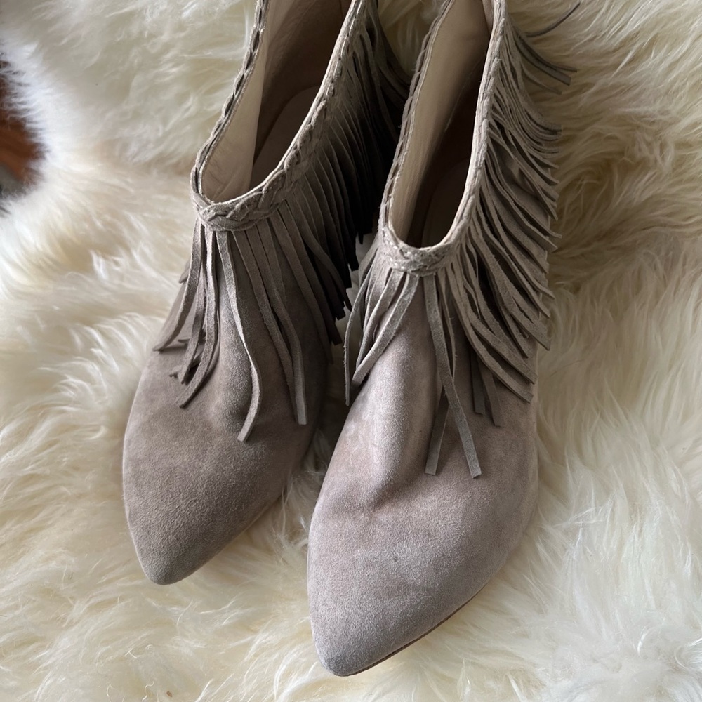 Anine Bing Suede Fringe Irmelin Boot/Booties Size 37